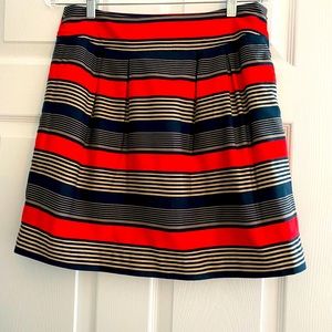 Banana Republic A-Line Striped Skirt